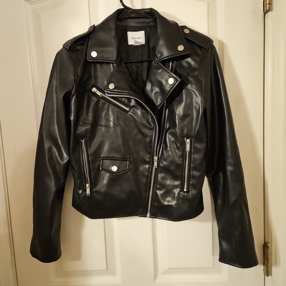Black Faux Leather Jacket